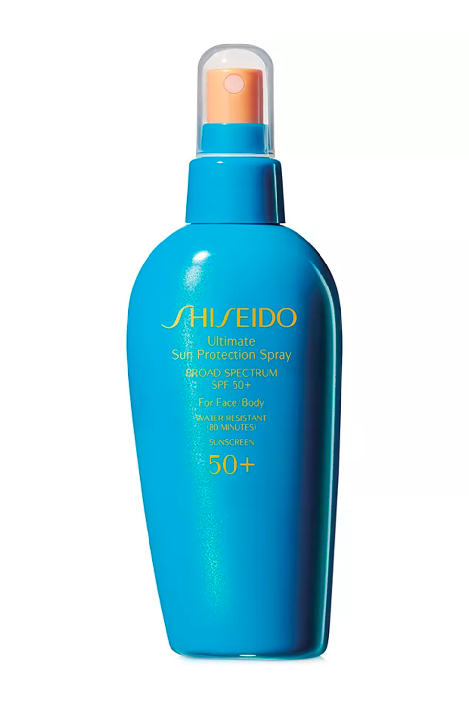 <p><strong>Shiseido</strong></p><p>sephora.com</p><p><strong>$40.00</strong></p><p><a href="https://go.redirectingat.com?id=74968X1596630&url=https%3A%2F%2Fwww.sephora.com%2Fproduct%2Fultimate-sun-protection-spray-broad-spectrum-spf-50-for-face-body-P385262&sref=https%3A%2F%2Fwww.cosmopolitan.com%2Fstyle-beauty%2Fbeauty%2Fg31696775%2Fbest-spray-sunscreens%2F" rel="nofollow noopener" target="_blank" data-ylk="slk:Shop Now;elm:context_link;itc:0;sec:content-canvas" class="link ">Shop Now</a></p><p><strong>No stickiness, no residue, and great coverage</strong>—just a few of the things that make this spray <a href="https://www.cosmopolitan.com/style-beauty/beauty/g9272802/best-sunscreens-for-face/" rel="nofollow noopener" target="_blank" data-ylk="slk:face sunscreen;elm:context_link;itc:0;sec:content-canvas" class="link ">face sunscreen</a> also perfect for your body (get you a sunscreen that can do both, amiright?). </p><p><em><strong>THE REVIEWS:</strong> "So easy to use and light," one tester says. "It makes me actually reapply sunscreen, which is huge. Truly a luxe experience."</em></p>