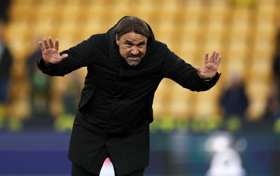 ASSESSMENT: From Leeds United boss Daniel Farke, above, after Saturday's 3-2 victory against Championship hosts Norwich City at Carrow Road, the German manager pictured celebrating the triumph. Photo by George Tewkesbury/PA Wire.