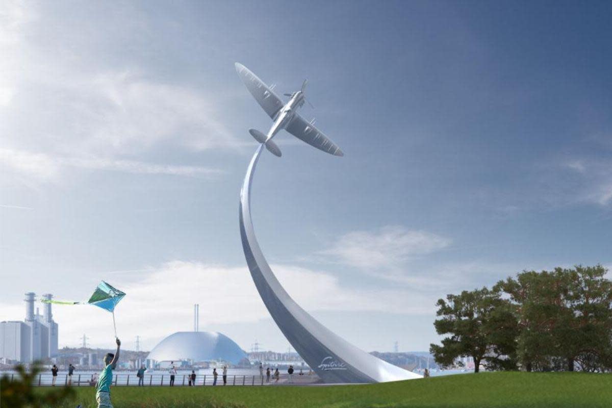 New location proposed for Spitfire monument in Southampton <i>(Image: National Spitfire Project)</i>