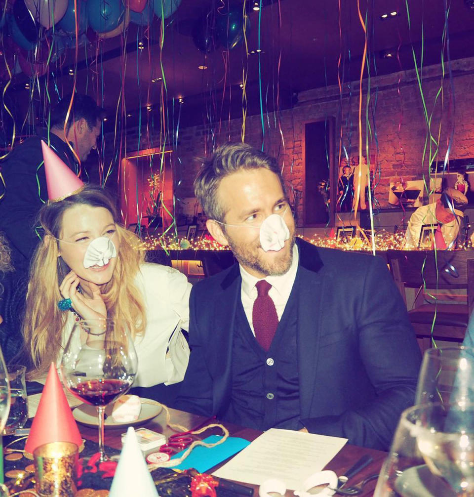 Ryan Reynolds Instagram Ryan Reynolds and Blake Lively Us Weekly 2410 Party