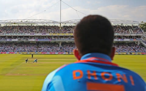 MS Dhoni is booed by section of the Lord's crowd - Credit: getty images