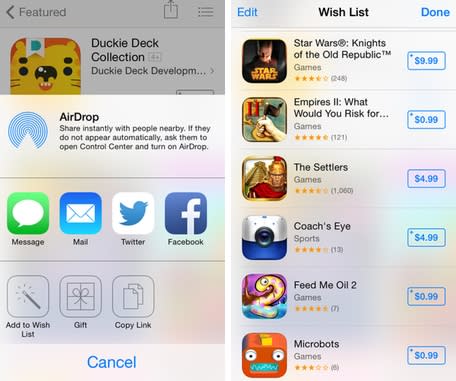 iPhone 101: How to use the Wish List in the iOS App Store