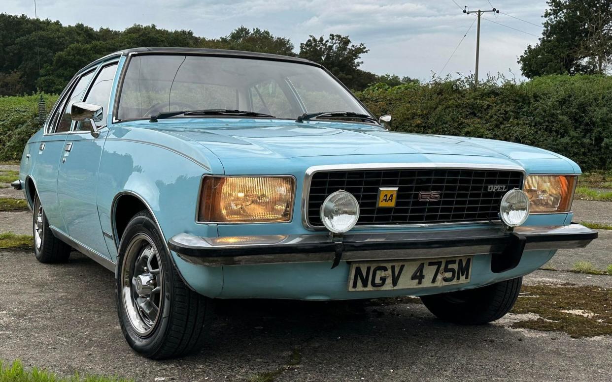 In left-hand drive form, this 1974 Opel Commodore would have been the perfect vehicle for Charles Bronson to drive in a 1970s  thriller