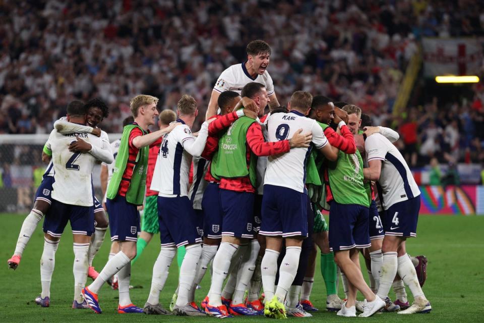 England are into the Euro 2024 final (AFP via Getty Images)