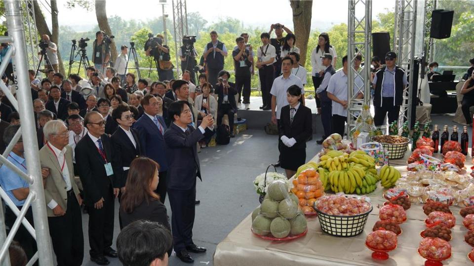 副總統賴清德參加八田與一公祭儀式。（寶智華攝）