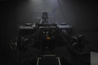 Williams' Brazilian driver Bruno Sena's car is damaged after a fire in the Williams racing pit stand at the Circuit de Catalunya on May , 2012 in Montmelo on the outskirts of Barcelona after the Spanish Formula One Grand Prix. AFP PHOTO / DIMITAR DILKOFFDIMITAR DILKOFF/AFP/GettyImages