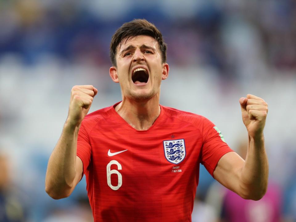 Harry Maguire was one of England’s key players in their run to the semi-finals of the World Cup in Russia