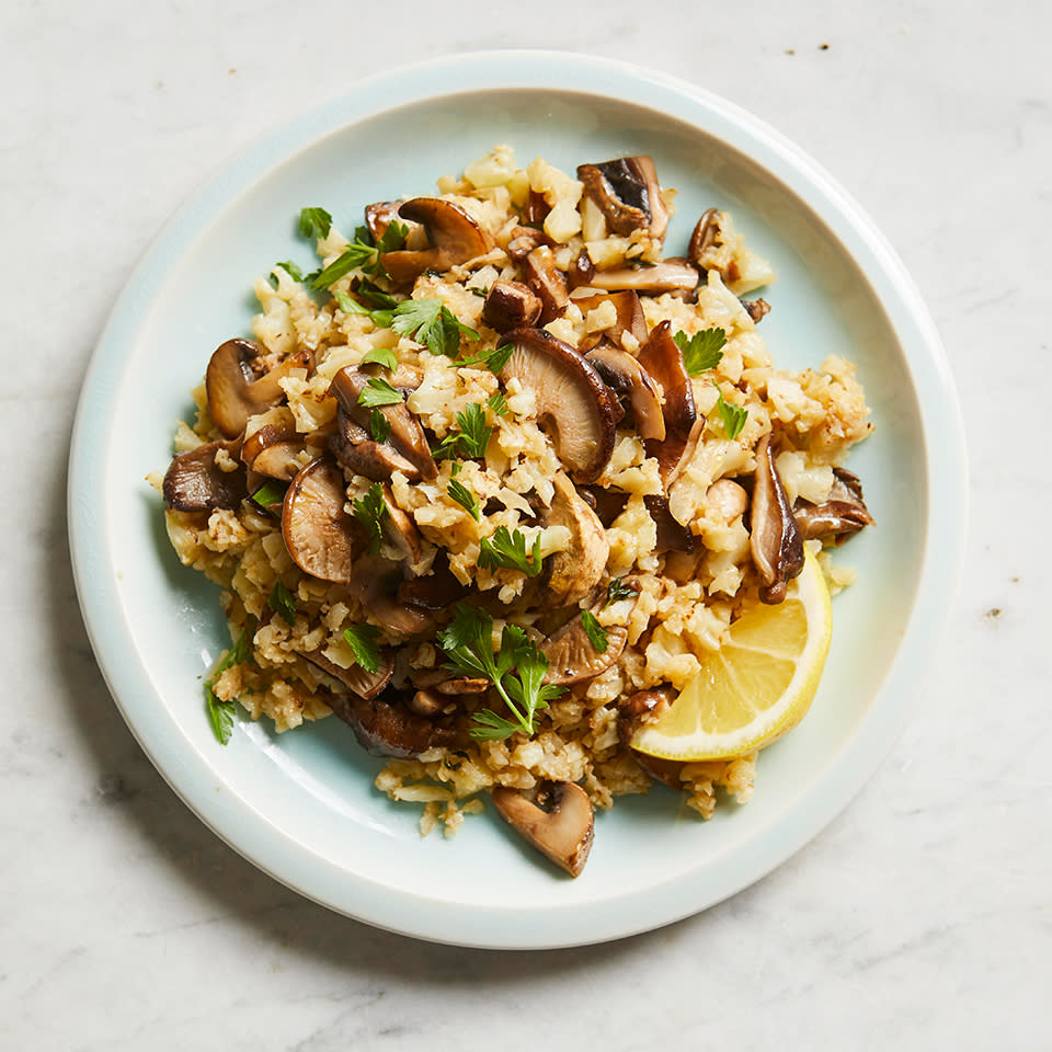 Mushroom-Cauliflower Risotto