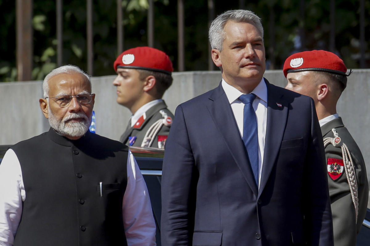 India’s Modi discusses the Ukraine war with Austria’s leader a day after meeting Putin