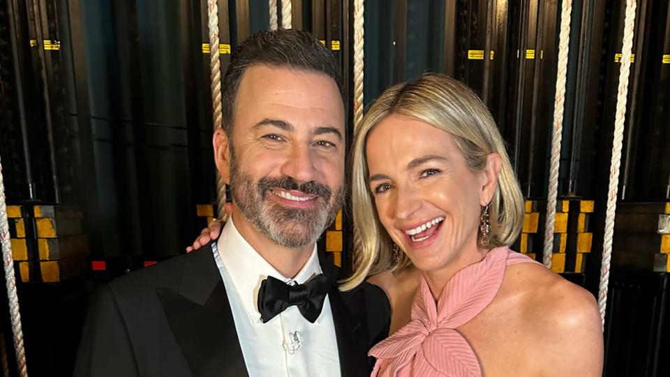 Jimmy Kimmel and his executive producer and wife Molly McNearney