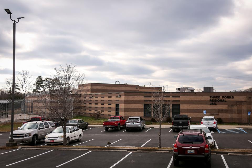 Three Forks Regional Jail in Beatyville, Kentucky, on Jan. 9, 2019. The jail was under quarantine in September 2018 due to hepatitis A.