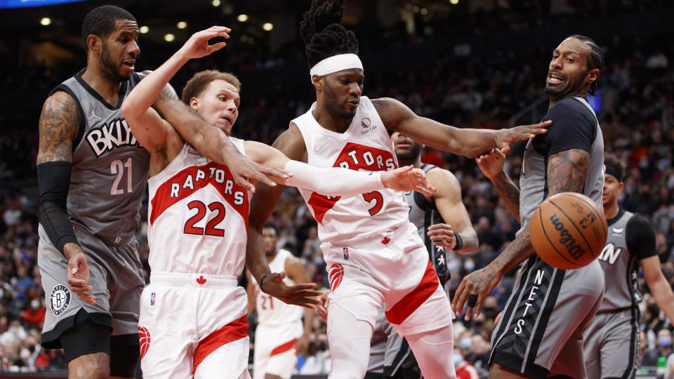 Not a good look for the Raptors. (Getty)