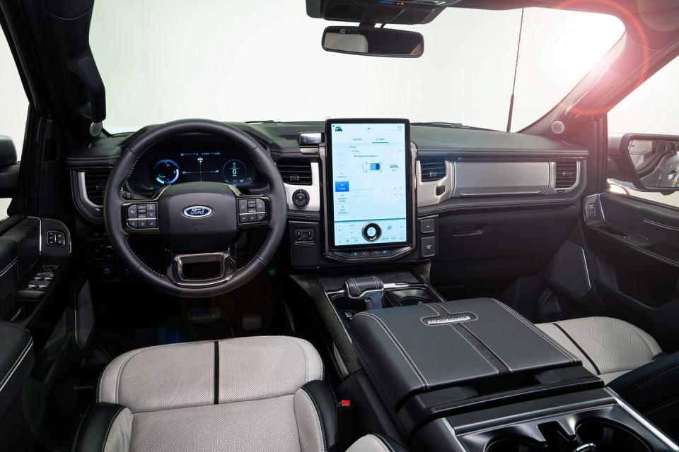 2022 ford f150 lightning interior