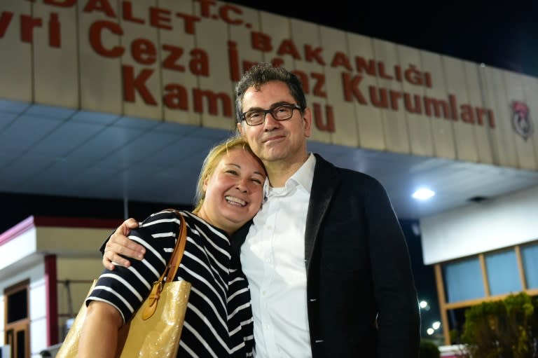 One of Turkey's most respected journalists, Kadri Gursel (with wife Nazire), remains on trial on charges of links to terror groups