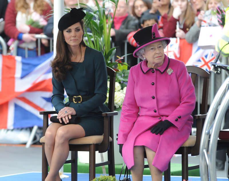 When the Queen told Kate she had to curtsy to natural-born princesses