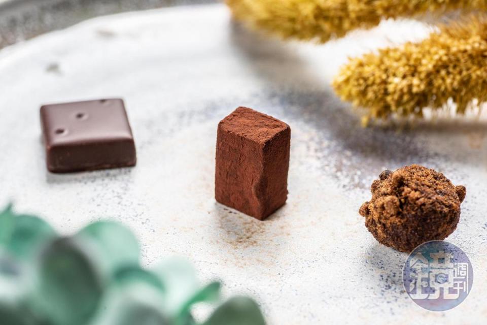 「畬室法式巧克力甜點創作」創辦人暨主廚鄭畬軒的台灣巧克力。