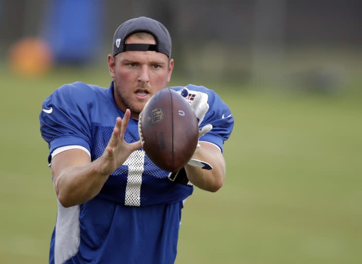 Pat McAfee suddenly retired from the NFL on Wednesday. (AP)