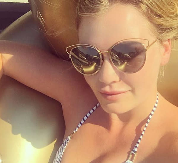 <p>Kitty poste de temps en temps des photos sexy de ses vacances sur son compte Instagram.<br> Crédit photo : Instagram Kitty Spencer </p>