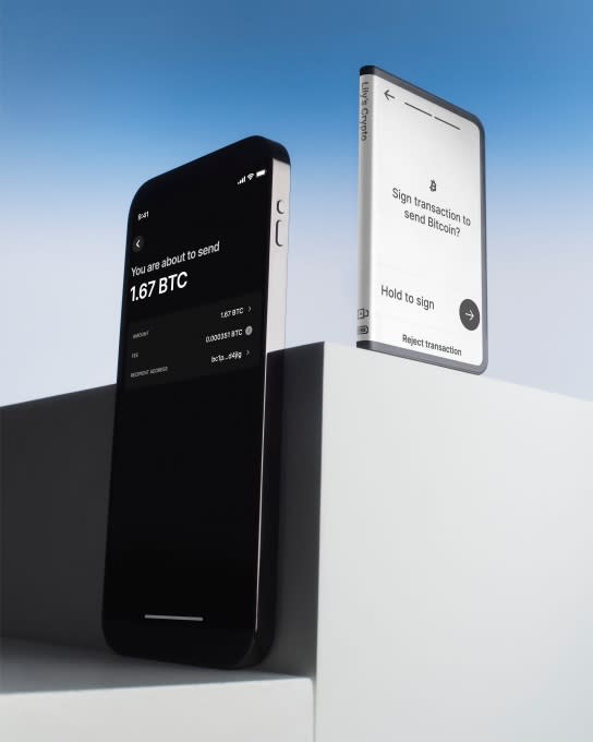 turn an ipod into a crypto wallet