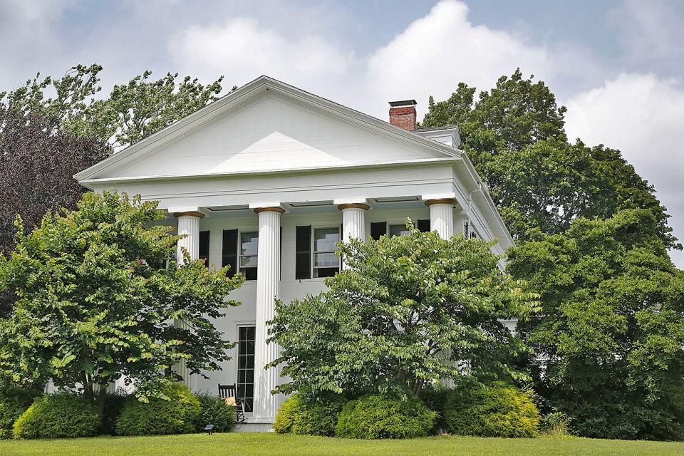 The Jechonias Thayer House on Elm Street in Braintree traces its roots to the Mayflower.