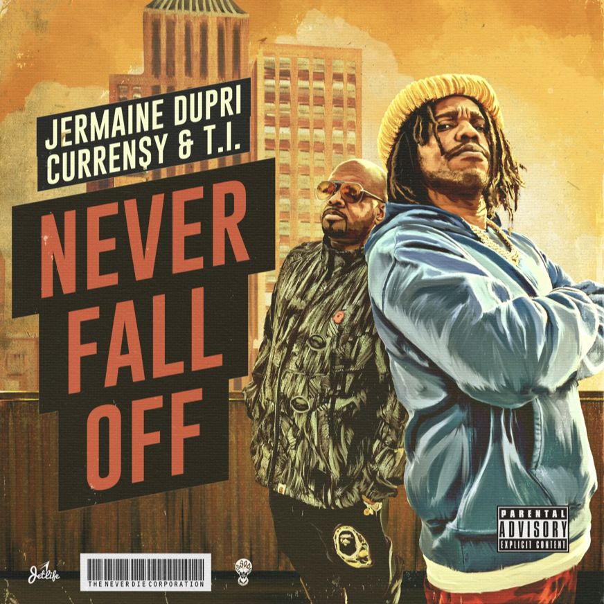 "Never Fall Off" Cover Artwork