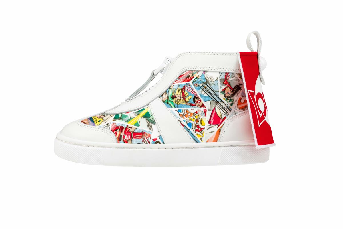 Christian Louboutin Funnyto Comics Print Low Top Sneaker