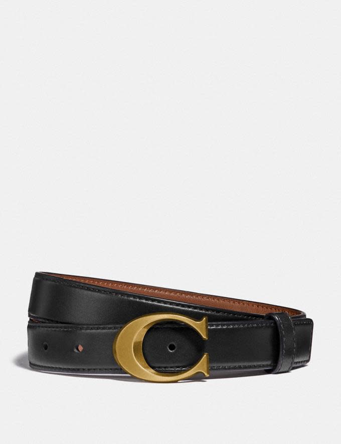 Signature Buckle Belt is on sale through Coach Outlet, $38 (originally $128). 