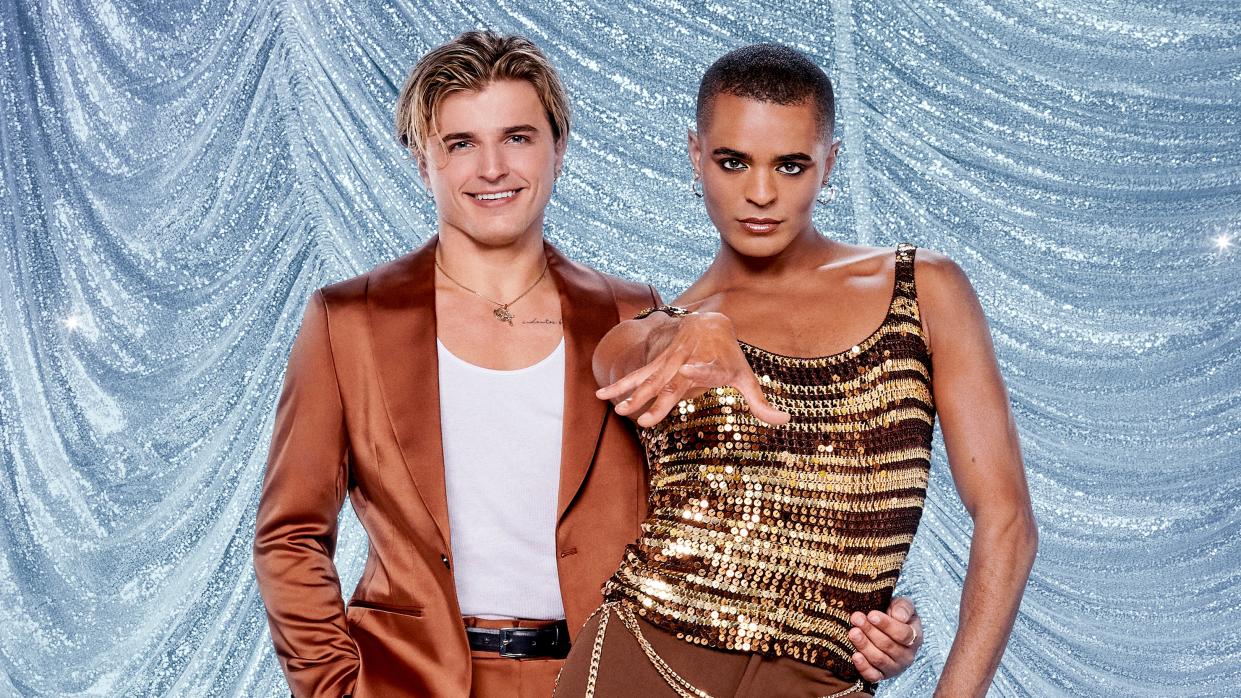  Strictly Come Dancing 2023 Layton Williams and his pro partner Nikita Kuzmin from Strictly Come Dancing 2023. 