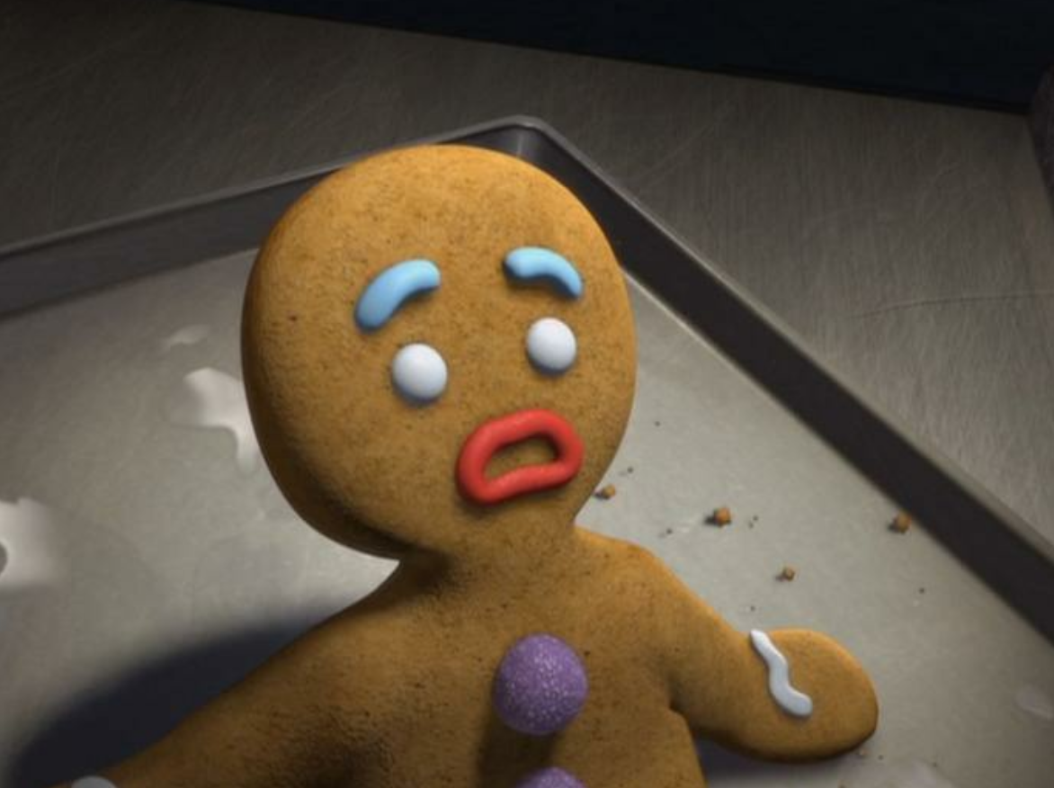 funny gingerbread man