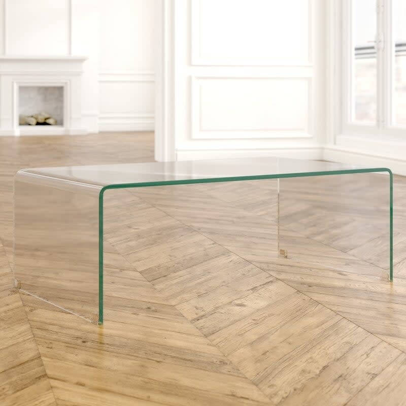 the glass table