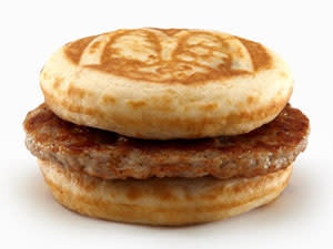 Do we really need to combine the maple goodness of pancakes or waffles with sausage in a hand-held sandwich?