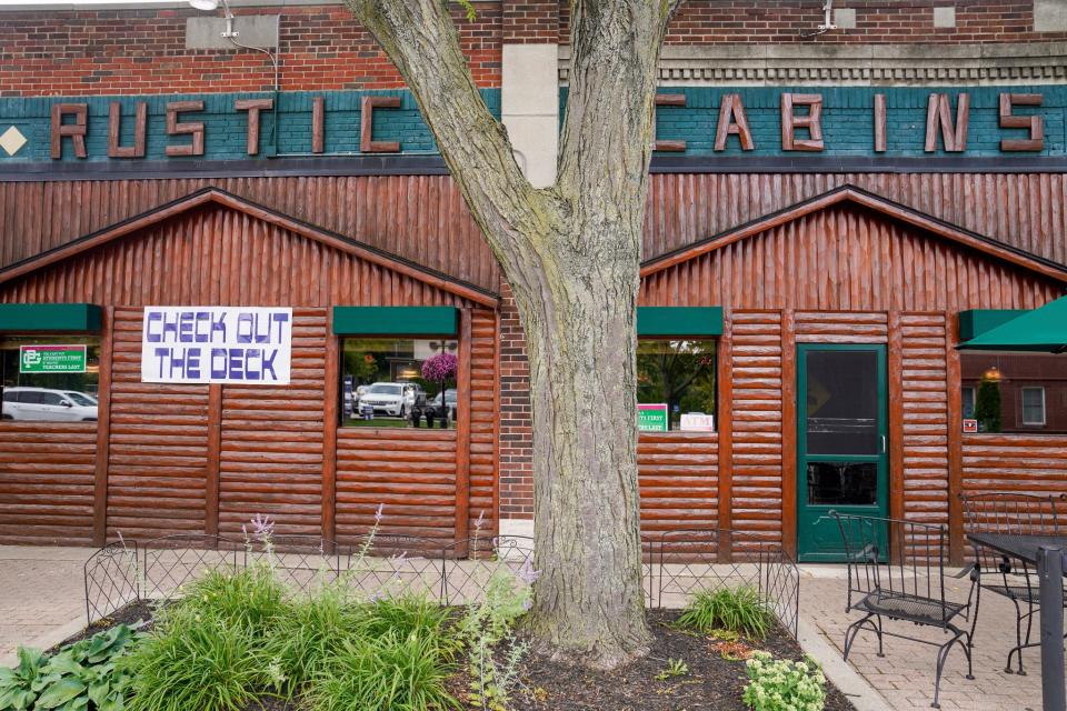 Exterior of Rustic Cabins Bar in Grosse Pointe on Monday, July 31, 2023. 