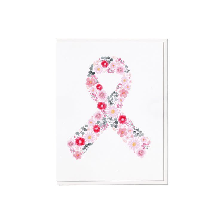 <p><a href="https://www.junebugink.com/store/p/breast-cancer-survivor-ribbon" rel="nofollow noopener" target="_blank" data-ylk="slk:Shop Now;elm:context_link;itc:0;sec:content-canvas" class="link ">Shop Now</a></p><p>Breast Cancer Awareness Ribbon Card</p><p>junebugink.com</p><p>$5.00</p>