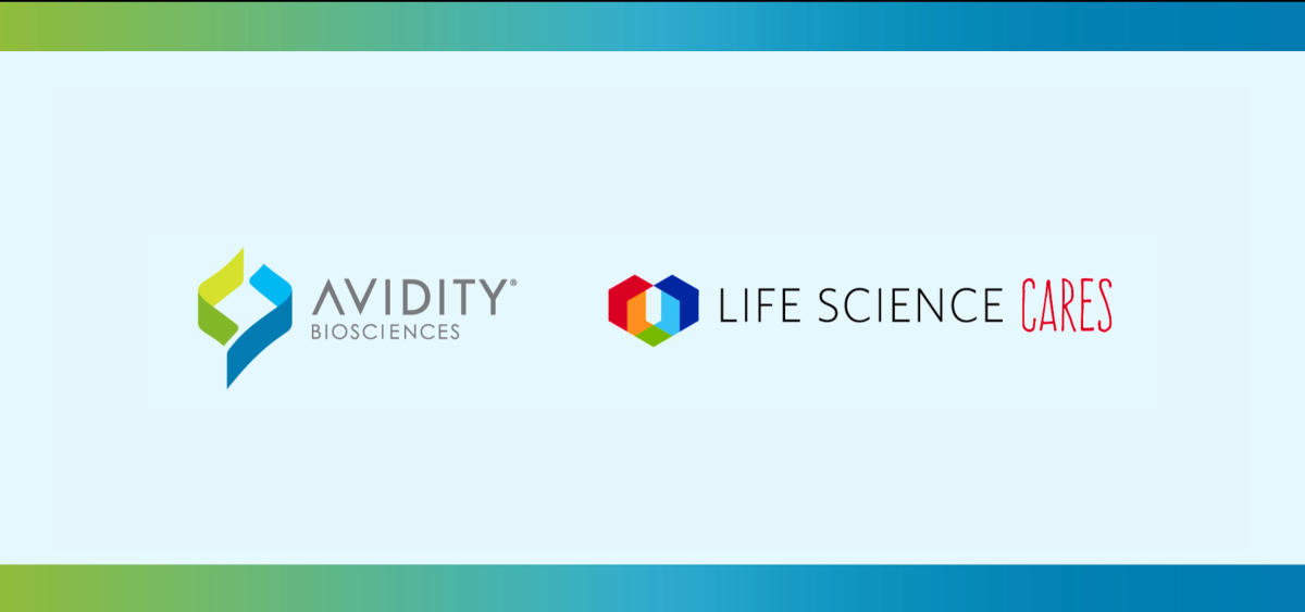 Life Science Cares San Diego expands partnership with Avidity Biosciences through Life Science Shares Program