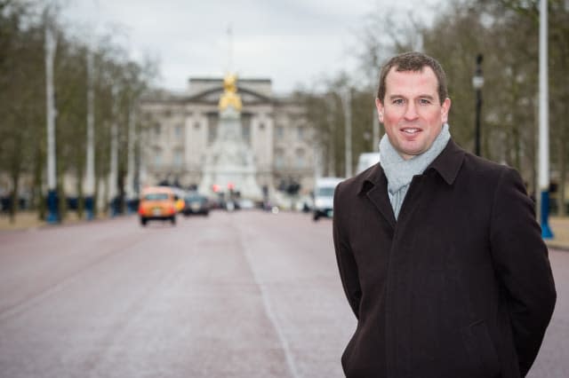 Peter Phillips Poses On The Mall