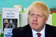 Britain's Prime Minister Boris Johnson visits Pimlico Primary