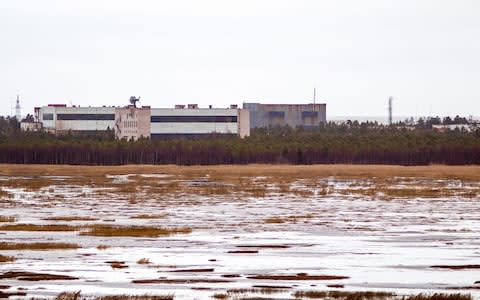 An earlier picture of the missile testing base where the explosion reportedly occurred - Credit: AFP/Getty