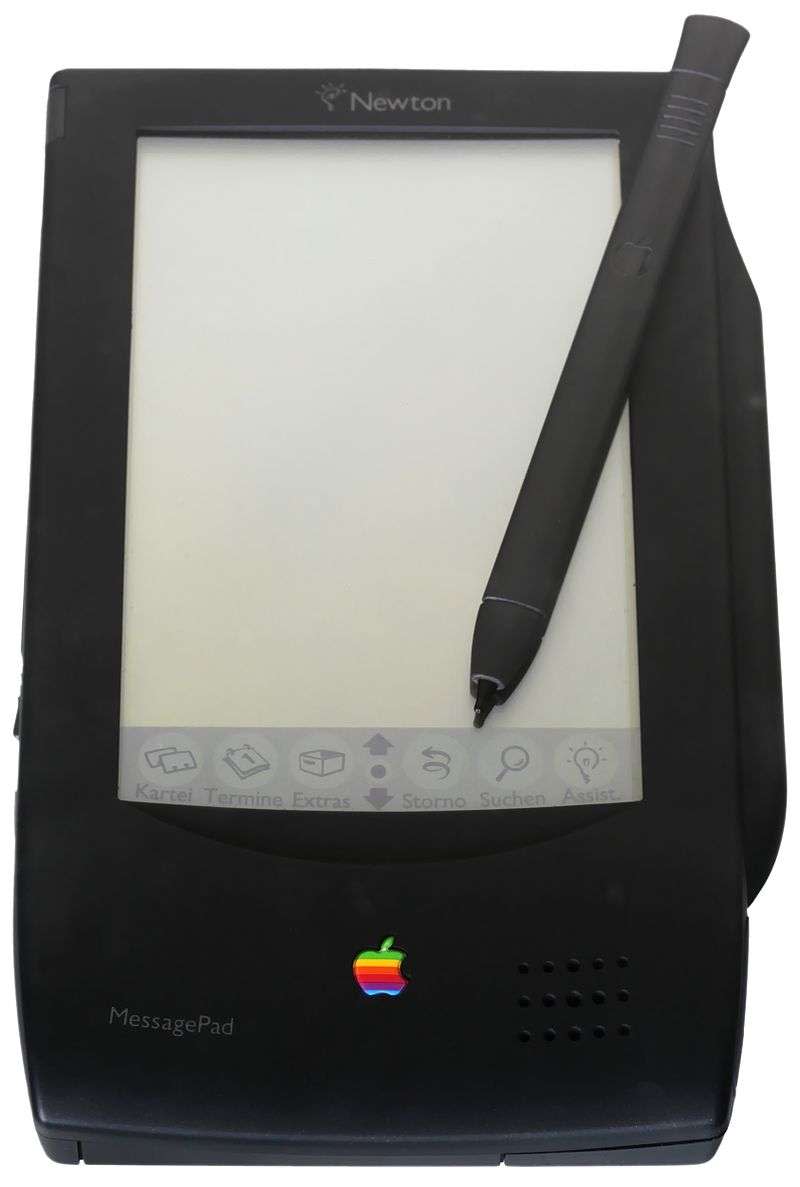 1993年蘋果電腦推出的Newton MessagePad 100。（Wikimedia CH. @ Wikipedia / CC BY-SA 2.0）