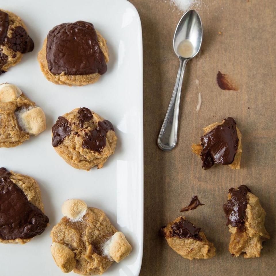 <p>Cookbook author Christina Lane calls these her "emergency cookies" because they're easy to whip up during the most serious sweet cravings!</p><p><em><a href="https://www.goodhousekeeping.com/food-recipes/a16297/four-ingredient-peanut-butter-cookies-del0115/" rel="nofollow noopener" target="_blank" data-ylk="slk:Get the recipe for Four-Ingredient Peanut Butter Cookies »;elm:context_link;itc:0;sec:content-canvas" class="link ">Get the recipe for Four-Ingredient Peanut Butter Cookies »</a></em></p>