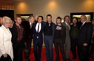 Jean Firstenberg , David Wenham , Ian McKellen , Orlando Bloom , Viggo Mortensen , Dominic Monaghan , Robert Shaye , Peter Jackson and Michael Lynne at the LA premiere of New Line's The Lord of the Rings: The Return of The King