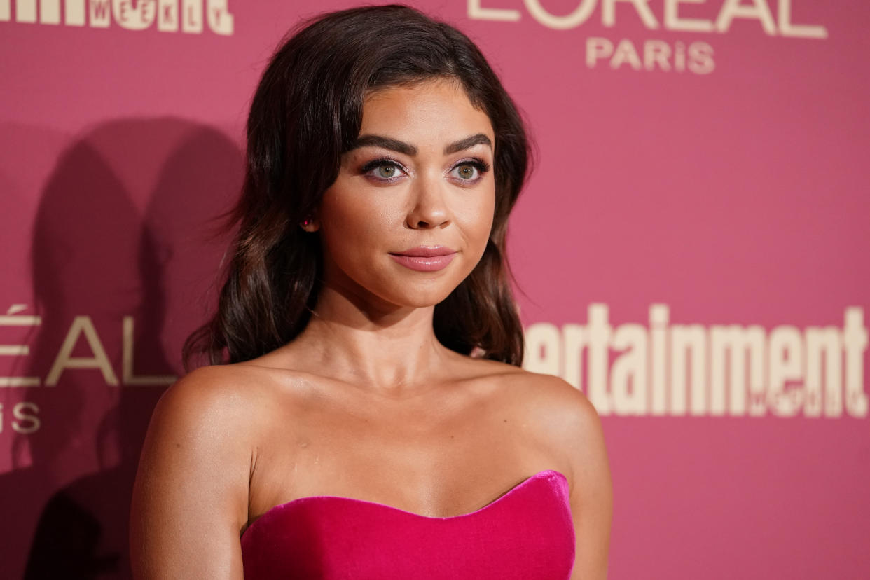 LOS ANGELES, CALIFORNIA - SEPTEMBER 20: Sarah Hyland attends the 2019 Entertainment Weekly Pre-Emmy Party at Sunset Tower on September 20, 2019 in Los Angeles, California. (Photo by Rachel Luna/FilmMagic)