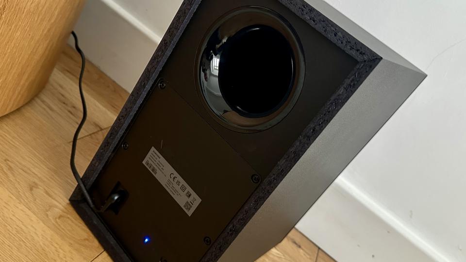 The back of the Samsung HW-Q600C subwoofer