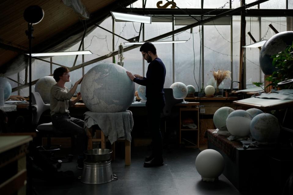 Globemaking is politically charged insofar as there is no international standard for rendering the planet. AP