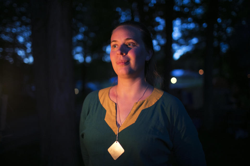 Lauren Partlow, aka Phoenix, took the "arbiter" position at Ragnarok to help victims of predatory behavior. (Photo: Maddie McGarvey for HuffPost)