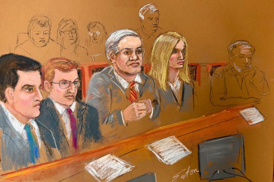 No jurors were selected in Menendez’s trial on the first day. Candace E. Eaton via AP