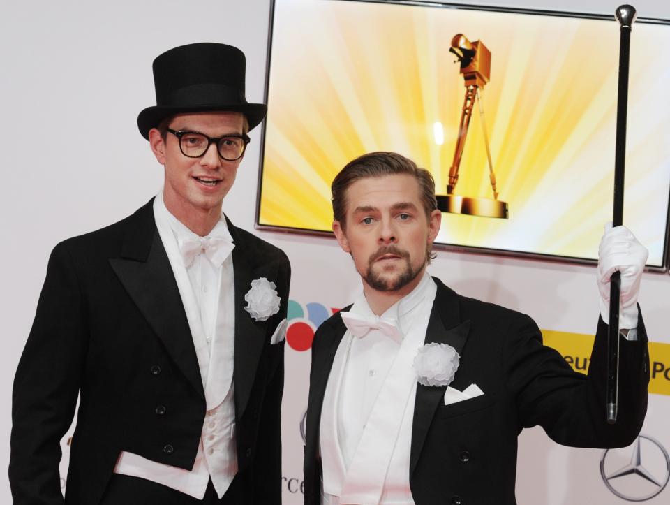 Joko und Klaas sind für ihre Show „Circus Halligalli“ bekannt (Bild: AP)