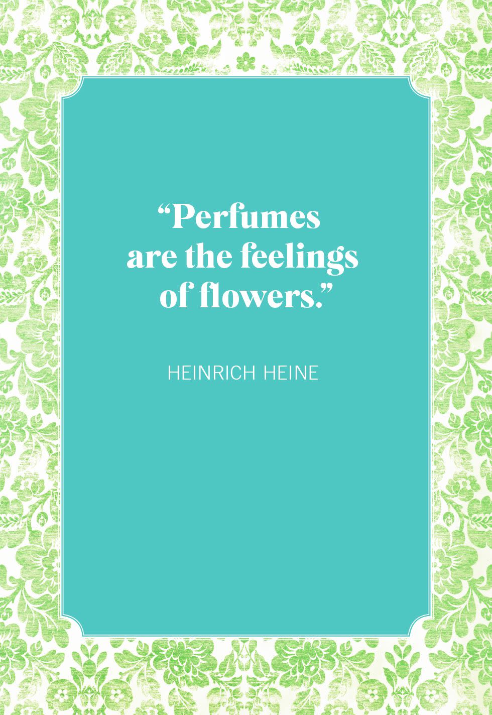 heinrich heine flower quotes