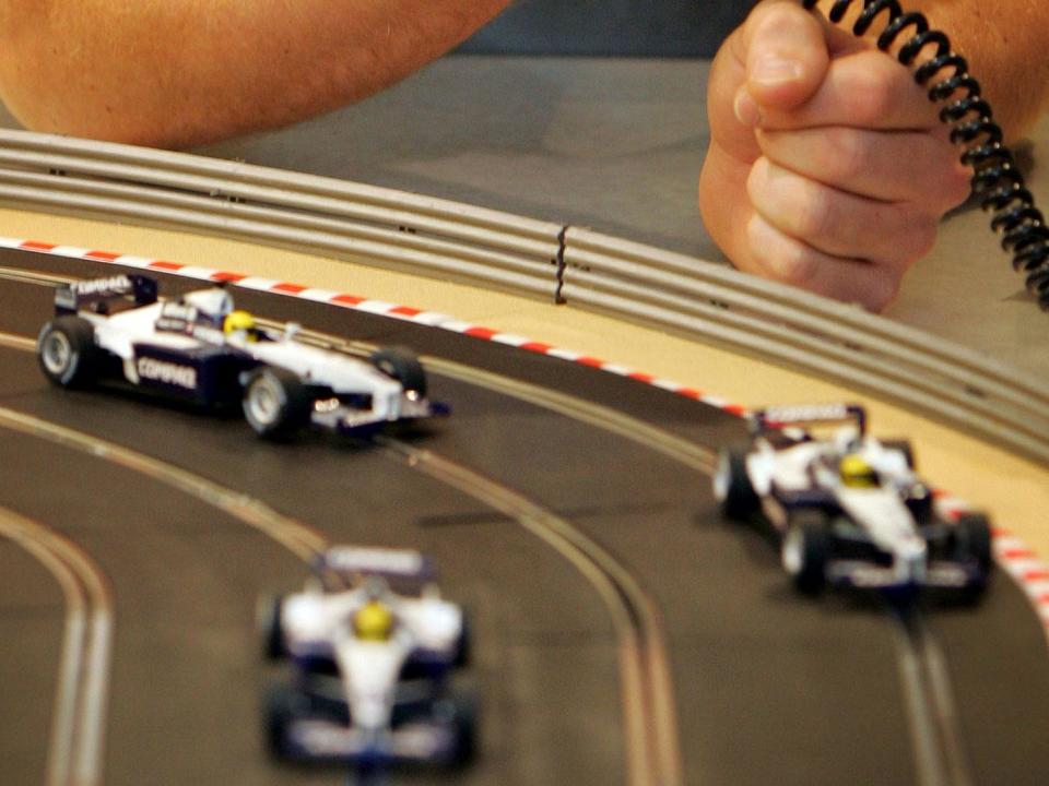 Roads could turn into a full-size version of the children's toy, Scalextric: Stephen Hird/Reuters