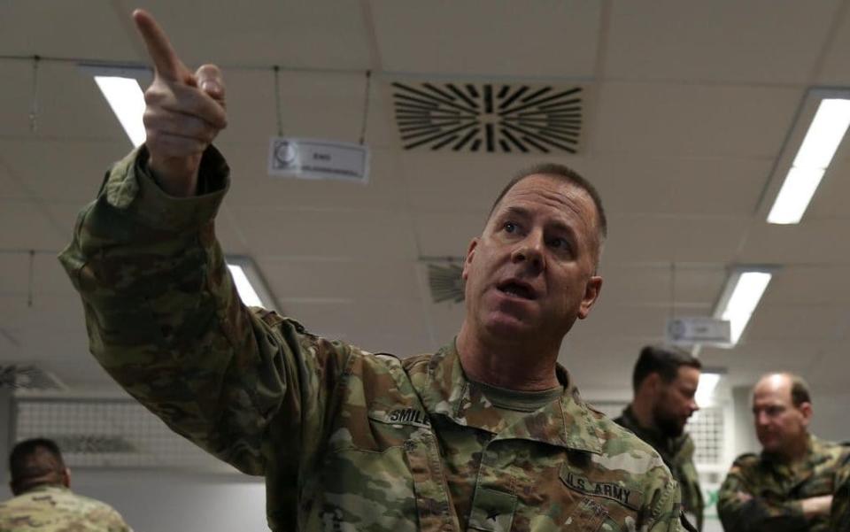 Brig Gen Jeff Smiley is recovering after being shot in an attack claimed by the Taliban - www.alamy.com