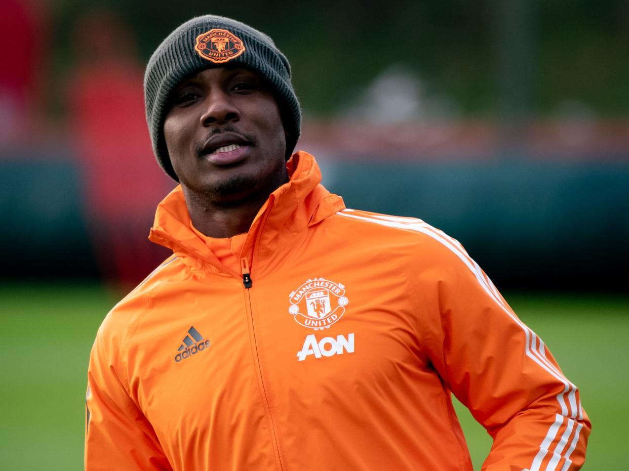 Manchester United striker Odion Ighalo (Manchester United via Getty Images)